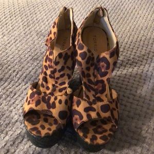 Cheetah Print Wedges!